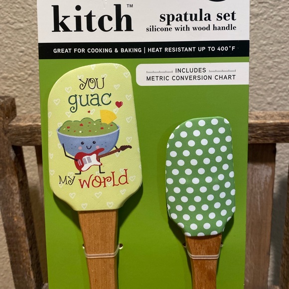 Avocado Spatulas Set Of 2, Guacamole Spatulas, You Guac My World Spatula Set - Picture 4 of 14